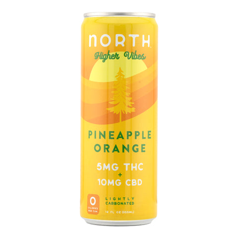 NorthCannaCo Pineapple Orange Higher Vibes Seltzer