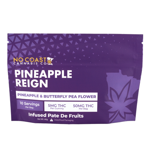 NO COAST Pâte de fruit 50mg THC (4 Flavors)