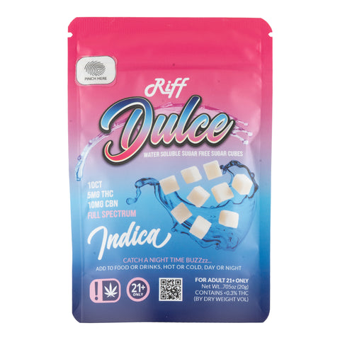 RIFF Dulce THC-Infused Water-Soluble Sugar Cubes 50 mg THC