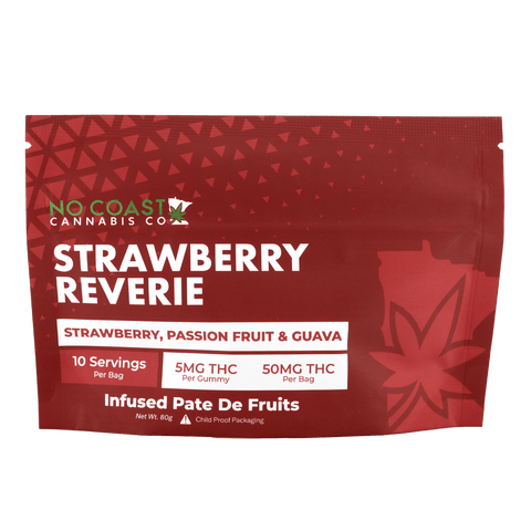 Strawberry Passion Pâte de Fruit 50mg THC - Hemp House