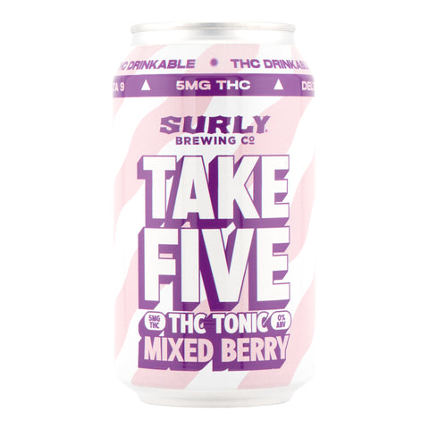 Surly Brewing Take Five THC Mixed Berry Tonic