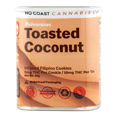 Toasted Coconut Shortbread Cookies 50mg THC - Hemp House