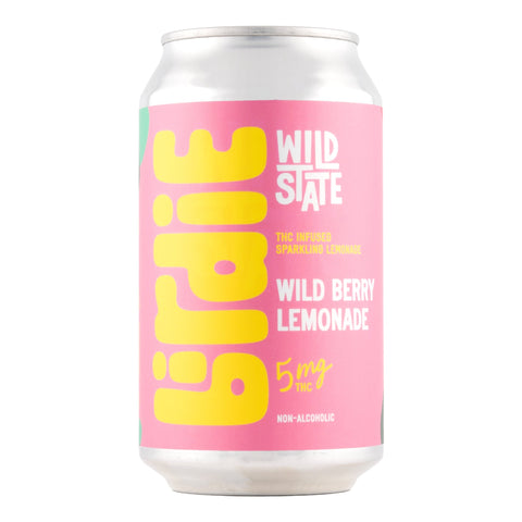 Birdie Wild Berry Infused Sparkling Lemonade 5mg THC - Hemp House