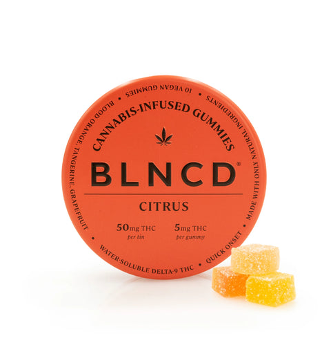 Citrus Nano Emulsion Gummies 50mg THC