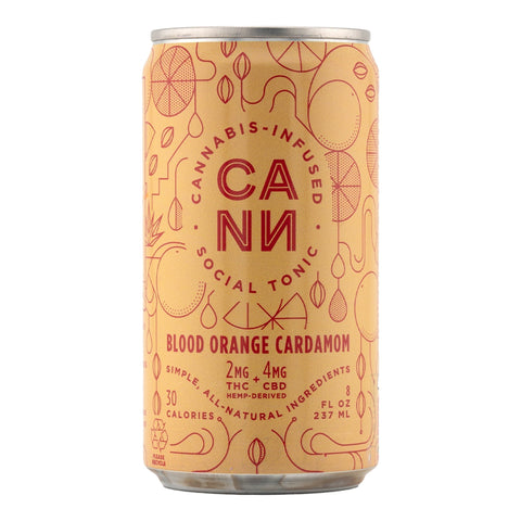 Blood Orange Cardamom Social Tonic 2mg THC - Hemp House