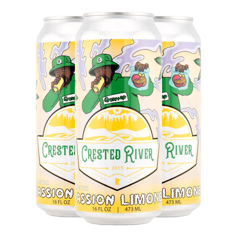 Crested River x Grow+Op: Passion Limone Soda 10mg THC - Hemp House