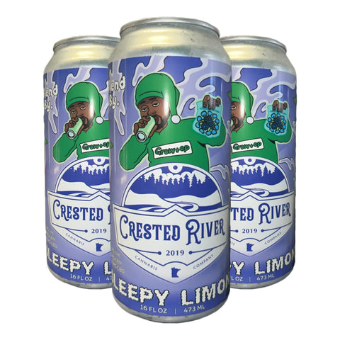 Crested River x Grow+Op: Sleepy Limone Soda 10mg THC - Hemp House