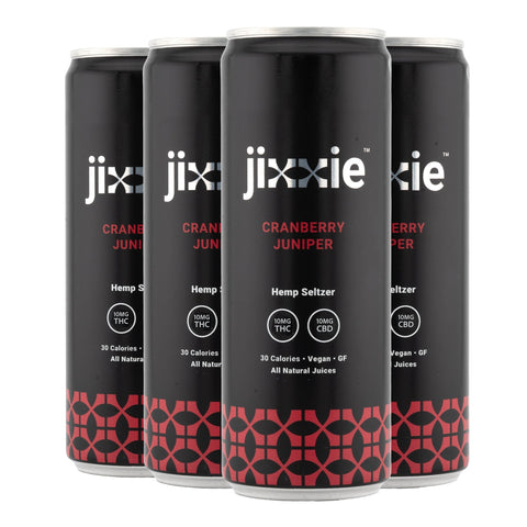 Cranberry Juniper THC+CBD Hemp Seltzer 10mg THC - Hemp House