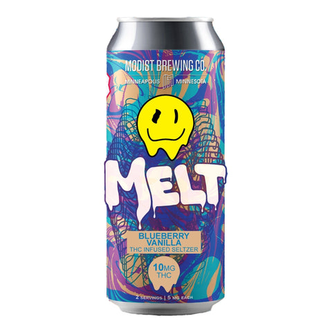 Melt Blood Orange Raspberry Vanilla Infused Seltzer 10mg THC - Hemp House