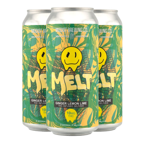 Melt Blood Orange Raspberry Vanilla Infused Seltzer 10mg THC - Hemp House