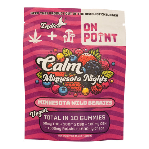 Minnesota Wild Berries Functional Mushroom Gummies 50mg THC - Hemp House