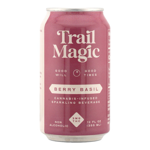 Berry Basil Infused Sparkling Beverage 3mg THC - Hemp House