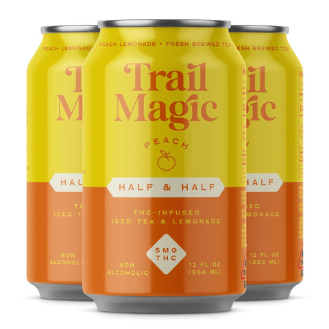 Peach Half & Half Infused Iced Tea 5mg THC - Hemp House