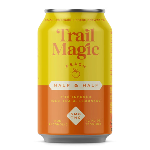 Peach Half & Half Infused Iced Tea 5mg THC - Hemp House