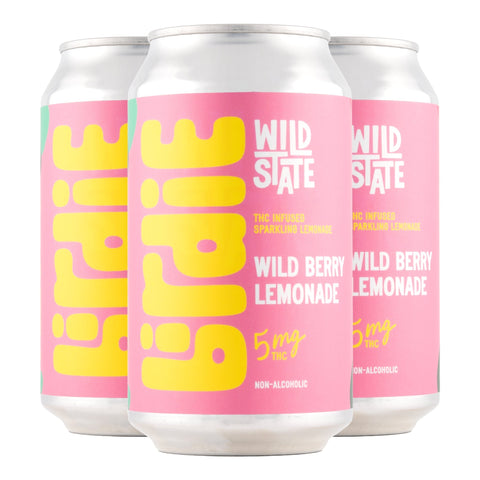 Birdie Honey Lemonade Infused Sparkling Lemonade 10mg THC - Hemp House