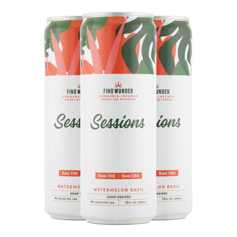 Sessions Blackberry Lemon Sparkling Beverage 5mg THC - Hemp House