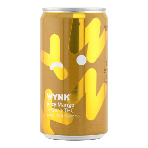 Juicy Mango THC+CBD Microdose Seltzer 2.5mg THC - Hemp House