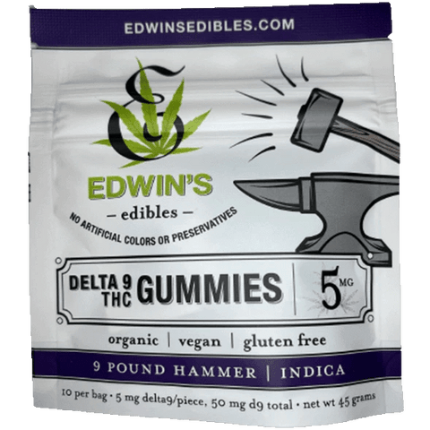 EDWINS EDIBLES Delta-9 THC Gummies 50mg THC (8 Flavors) - Hemp House Store