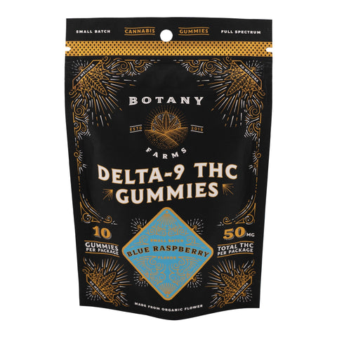 BOTANY FARMS Delta-9 THC Gummies 50mg THC (6 Flavors) - Hemp House Store