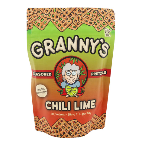 GRANNY'S Chili Lime Pretzels 50mg THC