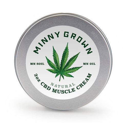 MINNY GROWN Muscle Cream 500mg CBD - Hemp House Store