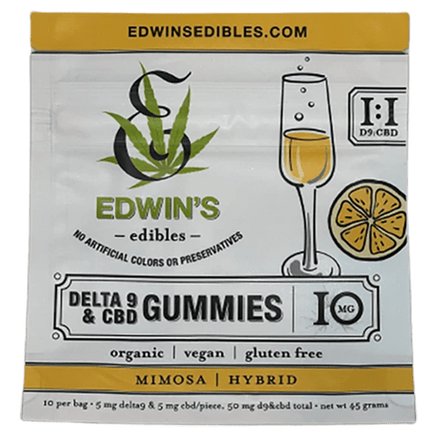 EDWINS EDIBLES Delta-9 THC Gummies 50mg THC (8 Flavors) - Hemp House Store