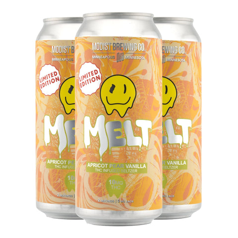 MODIST BREWING Melt Infused Seltzer 10mg THC (3 Flavors) - Hemp House Store