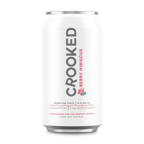 CROOKED Infused Tonic Low Dose 3mg THC - Hemp House Store